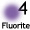 Dureté de la Fluorite: 4